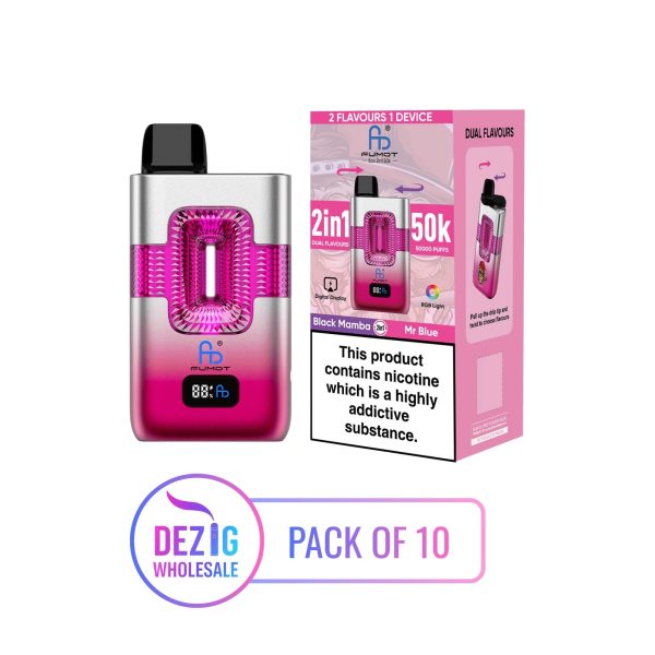 Fumot ECO 2in1 50K – Einweg Vape – 2 % Nikotin - Großhandel (Pack of 10)